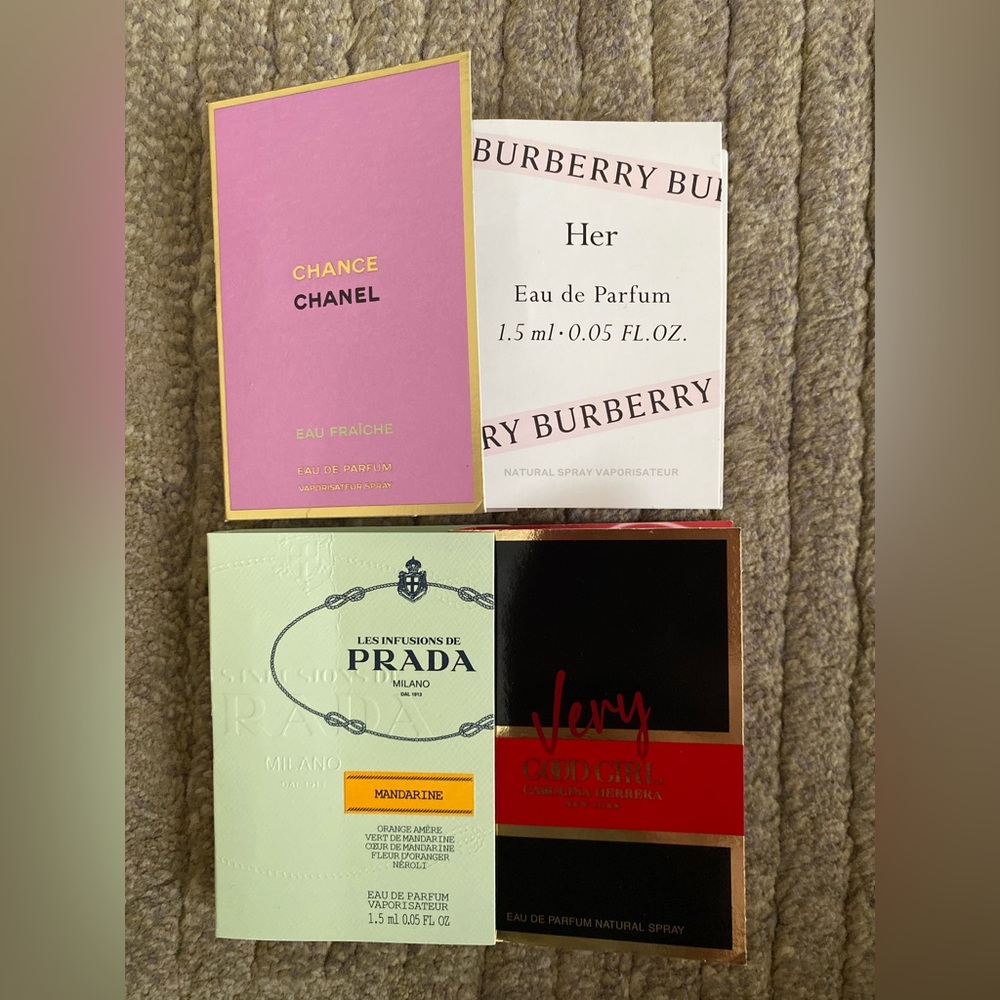 Women’s perfume samples